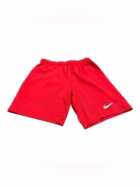 Nike Youth Athletic Shorts, Red, Size Medium 7-8